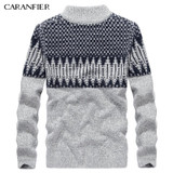 CARANFIER Winter Men Knitted Cardigan Sweater Male Cotton Casual Sweater Turtleneck O-Neck Slim Fit Men Leisure Christmas Style CARANFIER Winter Men Knitted Cardigan Sweater Male Cotton Casual Sweater Turtleneck O-Neck Slim Fit Men Leisure Christmas Style