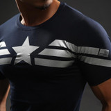 Captain America T Shirt 3D Printed T-shirts Men Avengers iron man Civil War Tee Fitness Clothing Male Crossfit Tops