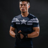 Captain America T Shirt 3D Printed T-shirts Men Avengers iron man Civil War Tee Cotton Fitness Clothing Male Crossfit Tops