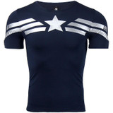 Captain America T Shirt 3D Printed T-shirts Men Avengers iron man Civil War Tee Cotton Fitness Clothing Male Crossfit Tops