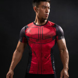 Captain America T Shirt 3D Printed T-shirts Men Avengers iron man Civil War Tee Cotton Fitness Clothing Male Crossfit Tops