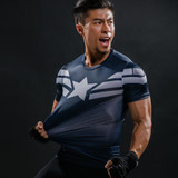 Captain America T Shirt 3D Printed T-shirts Men Avengers iron man Civil War Tee Cotton Fitness Clothing Male Crossfit Tops