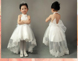 Ivory Flower Girl Dresses For Weddings Tulle Lace Flowers First Communion Dresses For Girls Birthday Dresses Vestido De Daminha