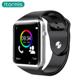 itormis W31 Bluetooth Smart Watch Sport Pedometer WristWatch Support SIM TF Card Camera Smartwatch A1 For Android Smartphone