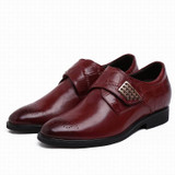 italian style real leather qshoes shoe mens business men man dress casual fashion pointed toe inner high heel shoes yo21812-1