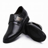 italian style real leather qshoes shoe mens business men man dress casual fashion pointed toe inner high heel shoes yo21812-1