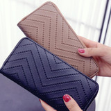ISKYBOB Women Long Wallet Lady Leather Wallet Clutch Checkbook Purse Tassel Purse Women Long Leather Wallet