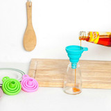 ISHOWTIENDA Silicone Gel Foldable Collapsible Style Funnel Hopper Kitchen cozinha cooking tools Accessories gadgets outdoor
