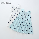 ISHOWTIENDA Fashion girls dress Toddler Girls Summer Princess Dress Kids Baby Party Wedding Sleeveless Dresses free shipping