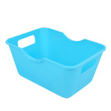 ISHOWTIENDA 1pcs Plastic Office Desktop Storage Boxes Makeup Organizer Storage Box Space-Saving Storage Baskets 0126