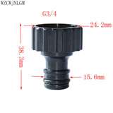 Irrigation 3/4" Female Thread to 16mm Tap Quick Connector for Garden Irrigation Watering Hose Adapter 6PCS