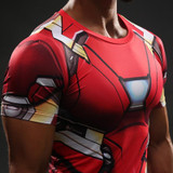 Iron Man T Shirt Captain America Civil War Tee 3D Printed T-shirts Men Marvel Avengers 3 Short Sleeve Fitness Clothing Male