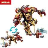 Iron Man Modle Block Bricks Compatible With legoing Batman Hulk Marvel Super Heroes Avengers Building Blocks Toys For Children