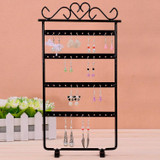 Iron Four Layer Earrings Jewelry Standing Rack Shelf Jewelry Storage Rack Holder Jewelry Organizer Metal Stand Organizer Holder