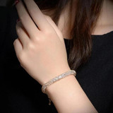 Sparkling Mesh Crystal Bracelet