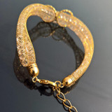 Vintage Crystal Mesh Bracelet