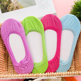Invisible Short Woman Sweat Warm comfortable cotton bamboo  girl women's boat socks ankle low female invisible 1pair=2pcs ws41