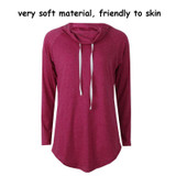 INUPIAT 2017 New Autumn Winter Hoody for Woman High Quality Solid Color Casual Style Soft Pullover Shirt Hoodies for Female