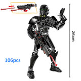 A Star Wars Story Rogue One Buildable Figure Imperial Death Trooper Sergeant Jyn Erso K-2SO Imwe Malbus Building Block Toy