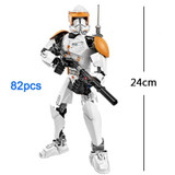 A Star Wars Story Rogue One Buildable Figure Imperial Death Trooper Sergeant Jyn Erso K-2SO Imwe Malbus Building Block Toy