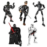 A Star Wars Story Rogue One Buildable Figure Imperial Death Trooper Sergeant Jyn Erso K-2SO Imwe Malbus Building Block Toy