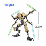 A Star Wars Story Rogue One Buildable Figure Imperial Death Trooper Sergeant Jyn Erso K-2SO Imwe Malbus Building Block Toy