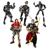 A Star Wars Story Rogue One Buildable Figure Imperial Death Trooper Sergeant Jyn Erso K-2SO Imwe Malbus Building Block Toy