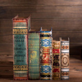 a European American retro Jingmei simulation book box office Home Furnishing shuppim European study decorative box