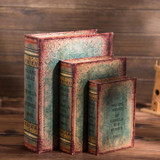 a European American retro Jingmei simulation book box office Home Furnishing shuppim European study decorative box