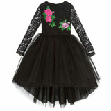 A butterfly Girls long sleeve Dresses kids Princess Dress Toddler TuTu Dresses baby girl children moana flower girls clothing