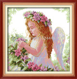 A Beautiful Angel,counted print on the canvas DMC 14CT 11CT Cross Stitch kit,embroidery needlework Sets,Girl handmade Home Decor