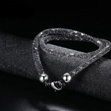 Crystal Mesh Bracelet Black