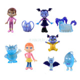9pcs/lot Junior Vampirina The Vamp Bat woman Girl PVC Dolls Models Action Figures Toys Collectors For Children With Retail Box
