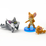 9pcs/lot Cartoon Tom and Jerry Action Figures Tom Jerry Spike PVC Action Figures Toys Model For Kids Gifts