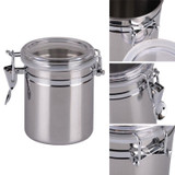 990ml Kitchen Canisters Stainless Steel Coffee Tea Sugar Storage Jars Sealed Storage Cans Kitchen Tools