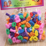 90Pcs Fashion Women Girl Elastic Rope Ring Different Color Hairband Christmas Party Solid Ponytail Holder Hair Rope 2016 New Hot
