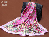 90cm*90cm 2016 Big Size Silk Square Scarf Women Fashion Brand High Quality Imitated Silk Satin Scarves Polyester Shawl Hijab