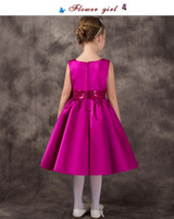 9005 Free shipping High quality Blue Flower girl dresses First communion dresses for girls Weeding party dress