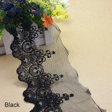 9.5cm width Cotton embroid lace sewing ribbon guipure lace african lace fabric trim warp knitting DIY Garment Accessories #3044