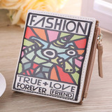 9 Style Fashion NEW Summer Cartoon Cat Women Wallets Brand Female Thin Short Wallet Clutch Purse