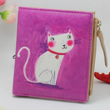 9 Style Fashion NEW Summer Cartoon Cat Women Wallets Brand Female Thin Short Wallet Clutch Purse