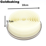 9 Pieces Round Nylon Cookie Cutter Set
