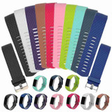 9 Colors NEW Diamond Silicone Watch Band For Fitbit Charge 2 Band Charge2 Heart Rate Smart Bracelet Strap Stainless Steel Buckle