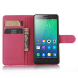 9 colors leather case For lenovo A6010 case cover,Lychee leather wallet cases stand phone case cover for lenovo A6010