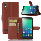 9 colors leather case For lenovo A6010 case cover,Lychee leather wallet cases stand phone case cover for lenovo A6010