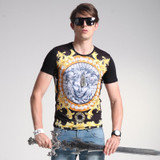 Medusa Print T Shirt For Men T-shirt Male Men's T-shirts Mens Fitness T Shirts Fashion 2017 Hip Hop Compression Tshirt Tee.BB49
