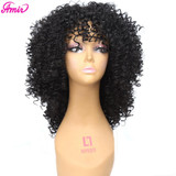 Medium Length Afro Kinky Curly Synthetic Full Wig Heat Resistant Fiber Hair Wigs For Black Women Medium Length Afro Kinky Curly Synthetic Full Wig Heat Resistant Fiber Hair Wigs For Black Women