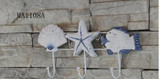 Mediterranean Style Hook Clothes Rack Cloth Hook Wall Hook Robe Hook for Bathroom Acces Home Decoration Accessories