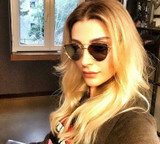 Mecol 2016 New Cat Eye Sunglasses Women Brand Designer Fashion Twin-Beams Rose Gold Mirror Cateye Sun Glasses For Female UV400