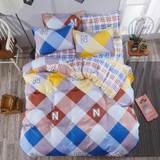 Mecerock Newest Geometric Pattern Polyester Bedding Sets Hot Sales Duvet Cover Set Single Double Queen King Size